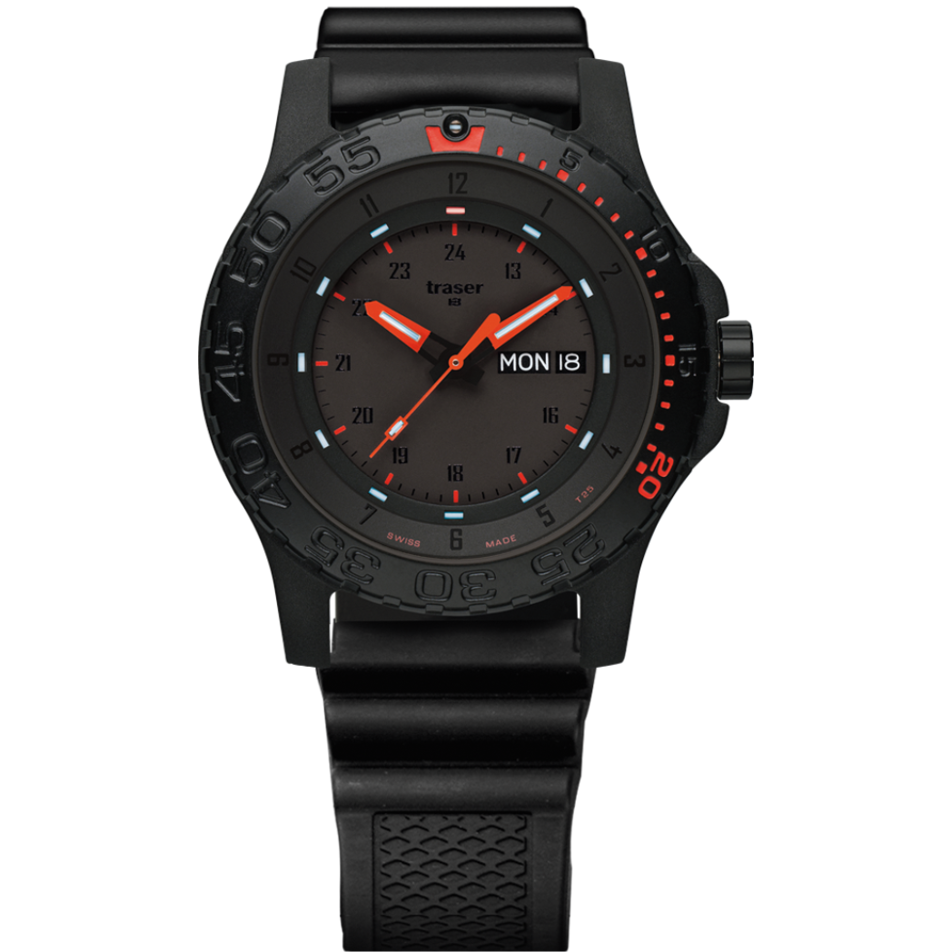 Traser P66 Red Combat - 104148-chronolounge