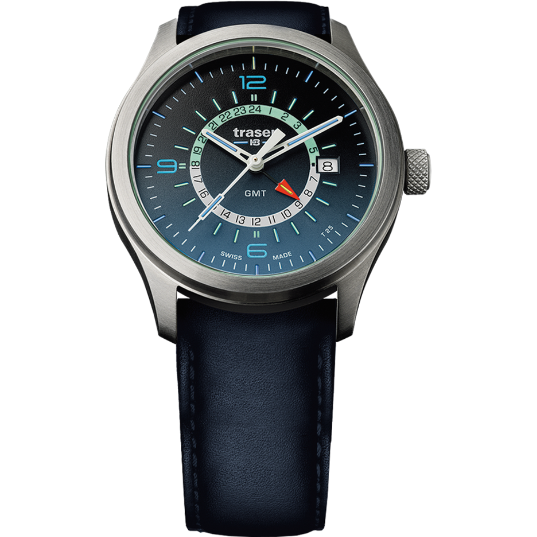 Traser P59 Aurora GMT Blue - 107035-chronolounge