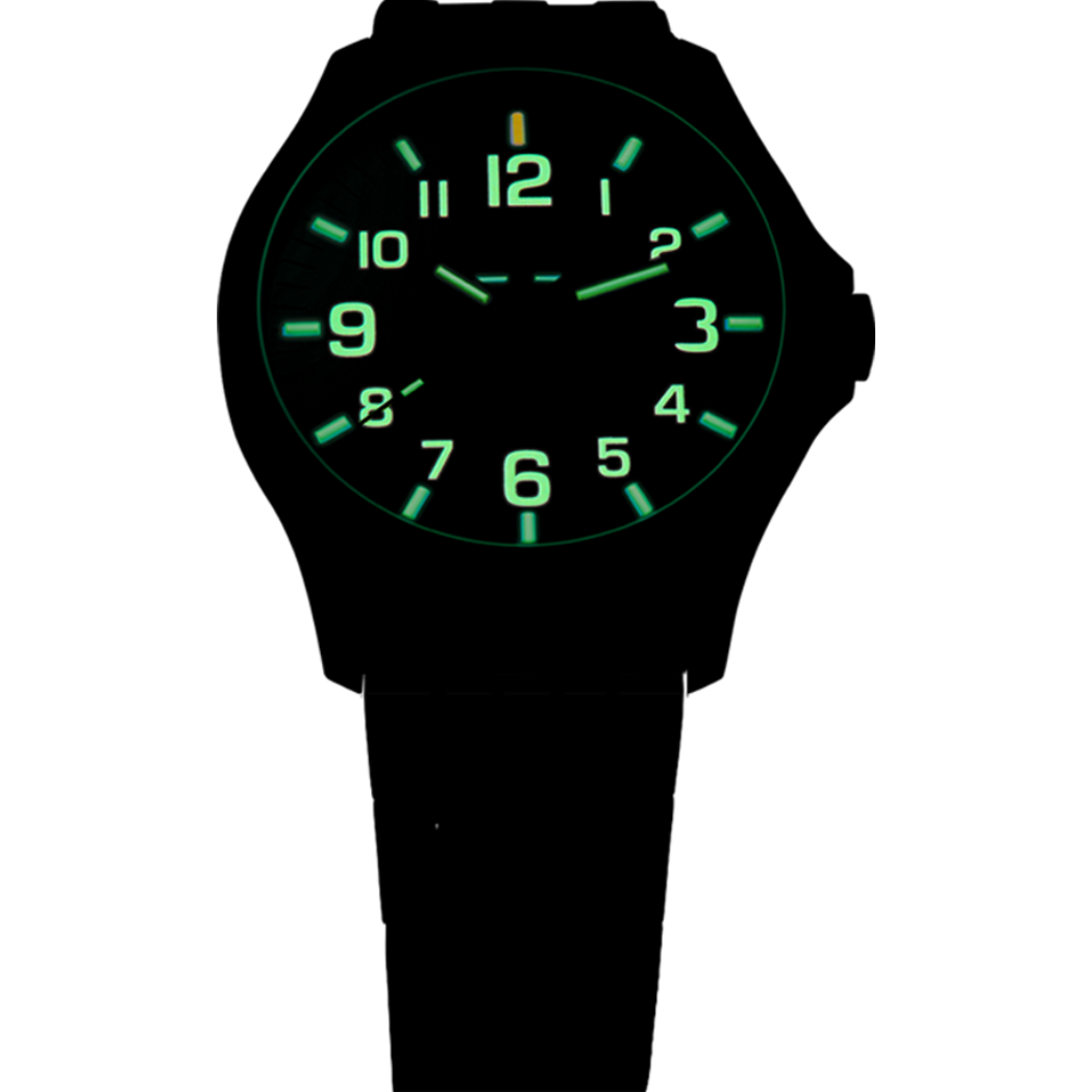 Traser P67 Officer Pro GunMetal Black/Lime - 107869-chronolounge