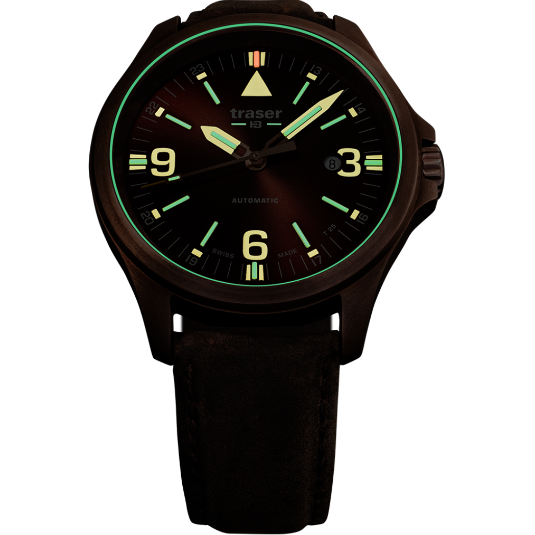 Traser P67 Officer Pro Automatic Bronze Brown - 108073-chronolounge
