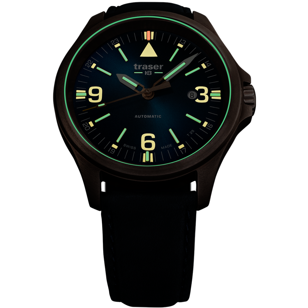 Traser P67 Officer Pro Automatic Bronze Blue - 108074-chronolounge