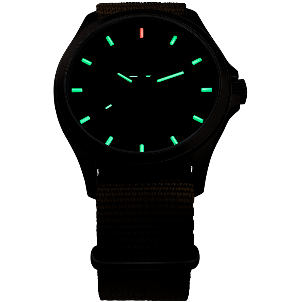 Traser P67 Officer Pro GunMetal Khaki - 108631-chronolounge