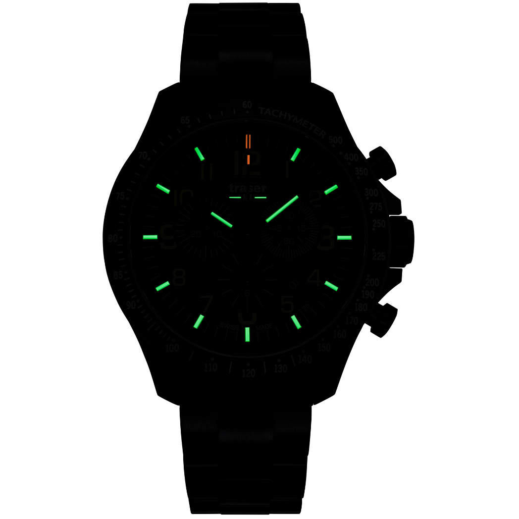 Traser P67 Officer Pro Chrono Green - 109464-chronolounge