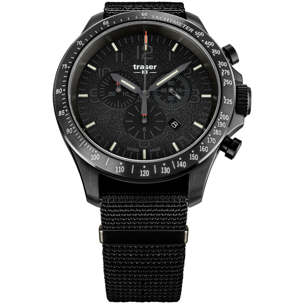 Traser P67 Officer Pro Chrono Black - 109465-chronolounge