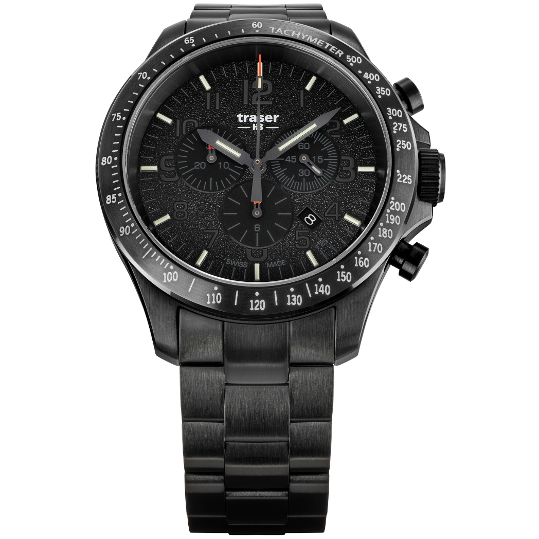 Traser P67 Officer Pro Chrono Black - 109466-chronolounge