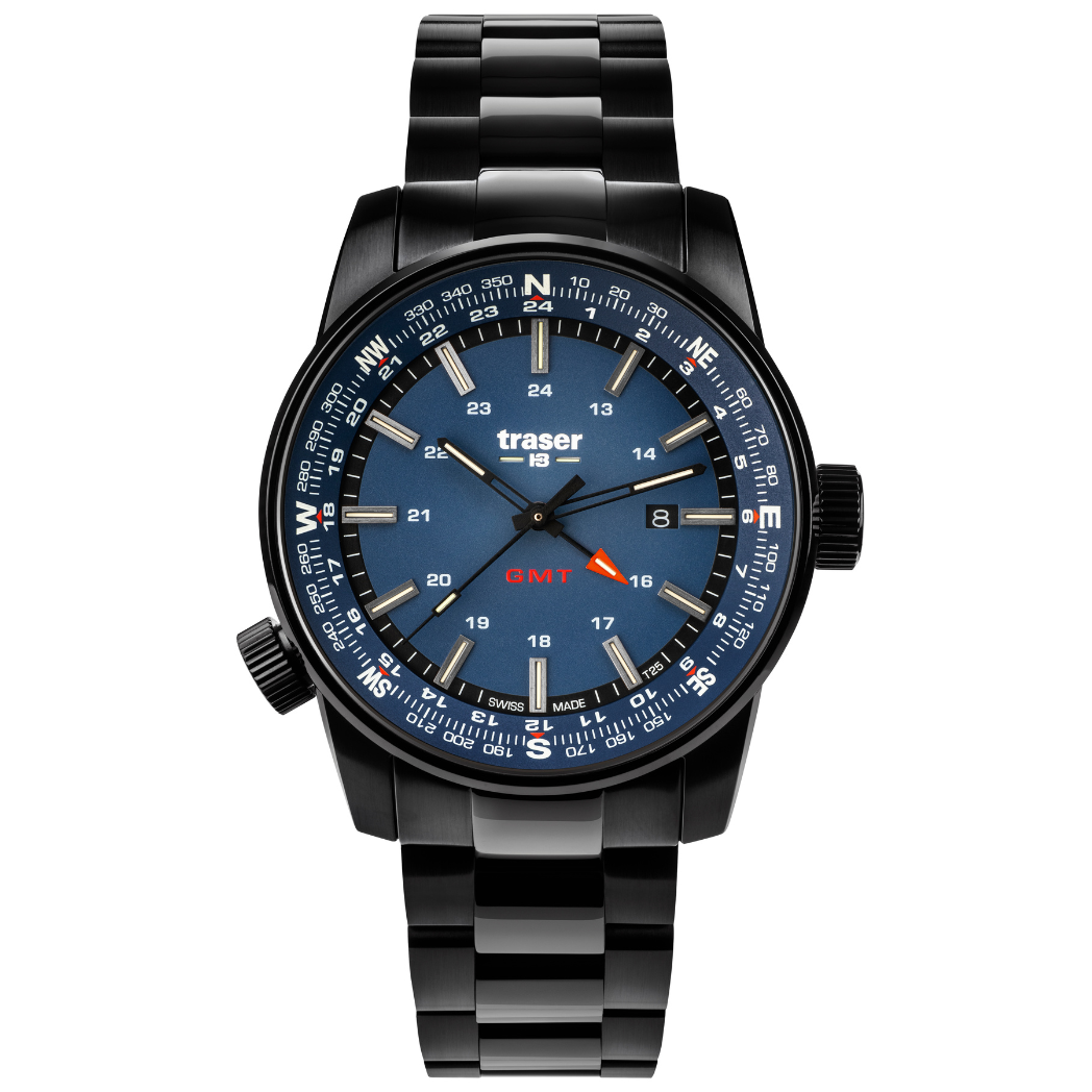 Traser P68 Pathfinder GMT Blue - 109524-chronolounge