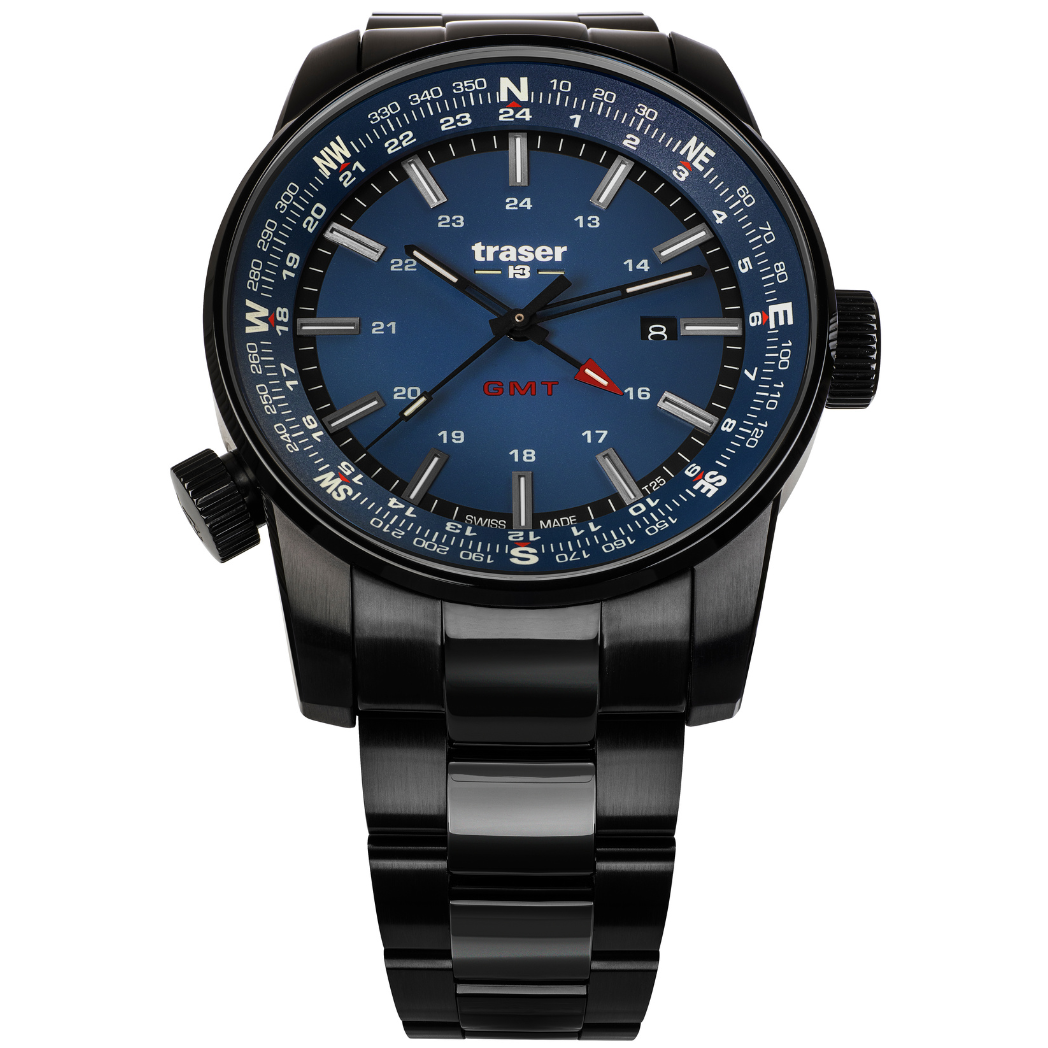 Traser P68 Pathfinder GMT Blue - 109524-chronolounge