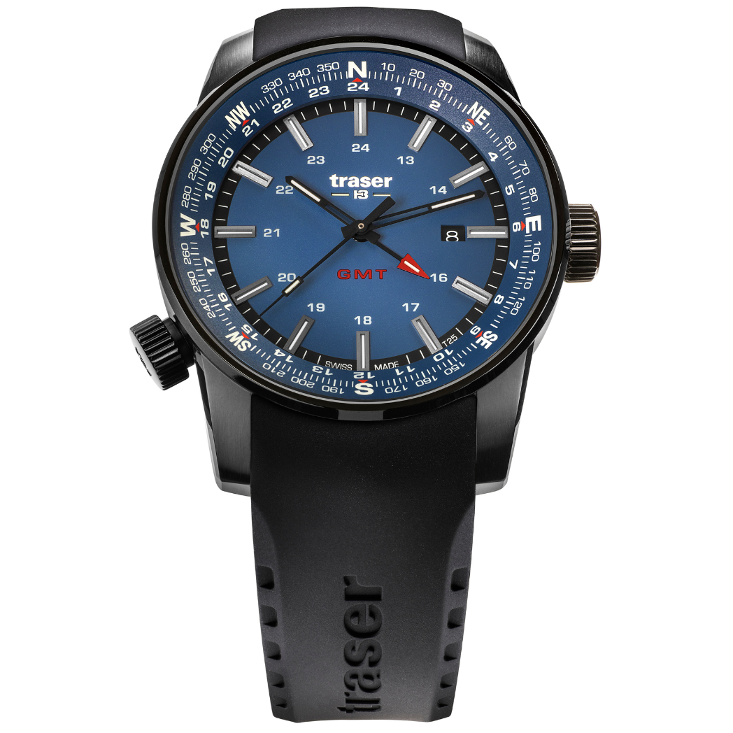 Traser P68 Pathfinder GMT Blue - 109743-chronolounge