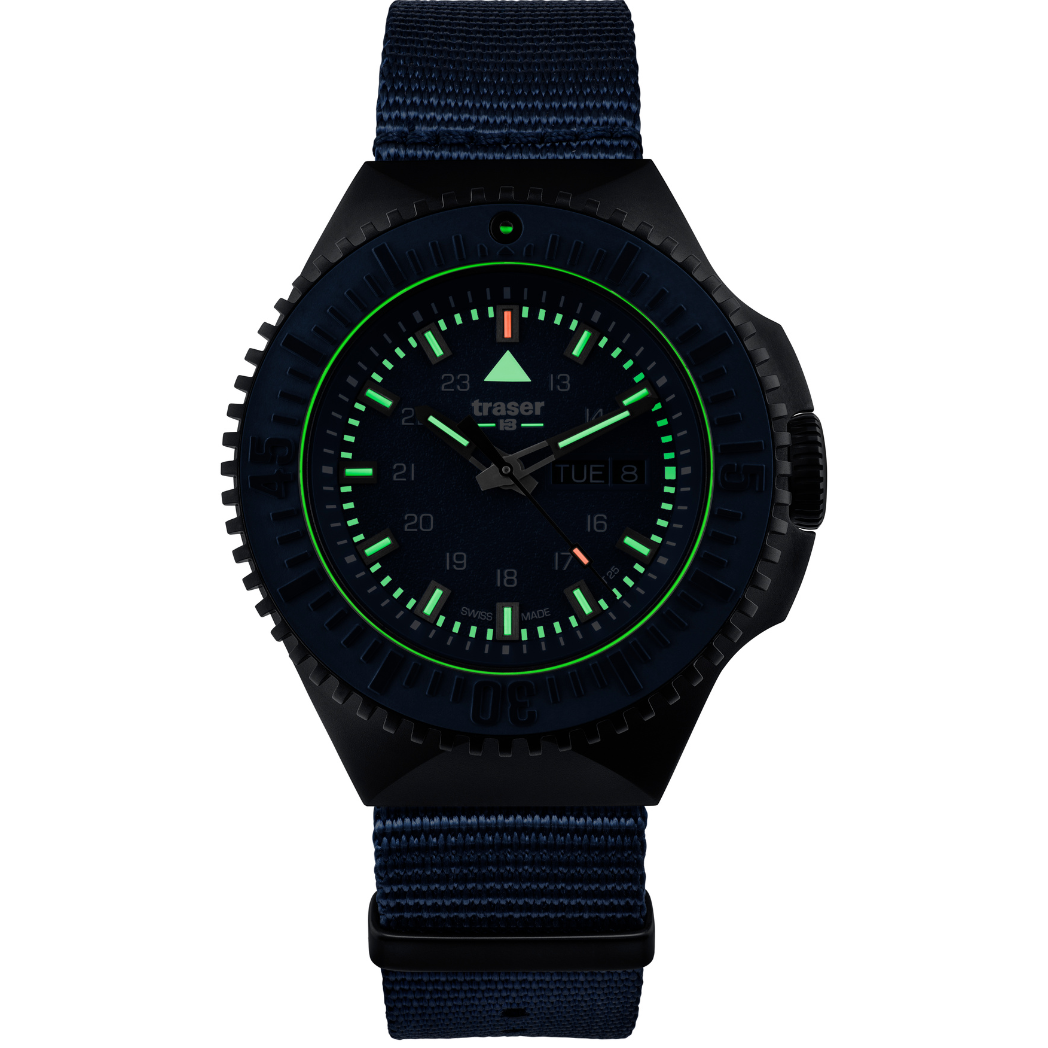 Traser P69 Black Stealth Blue - 109856-chronolounge