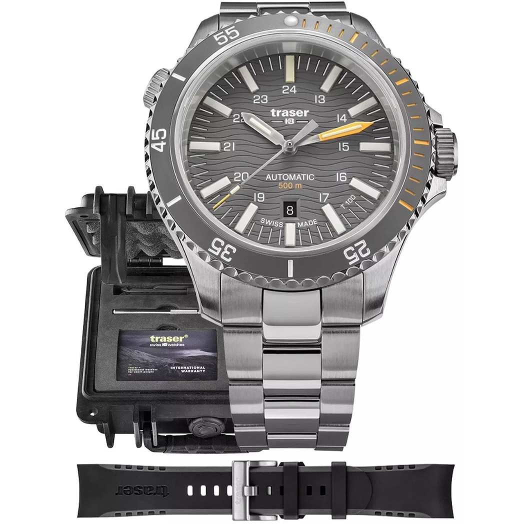 Traser P67 DiverAut T100 Grey - 110329-chronolounge