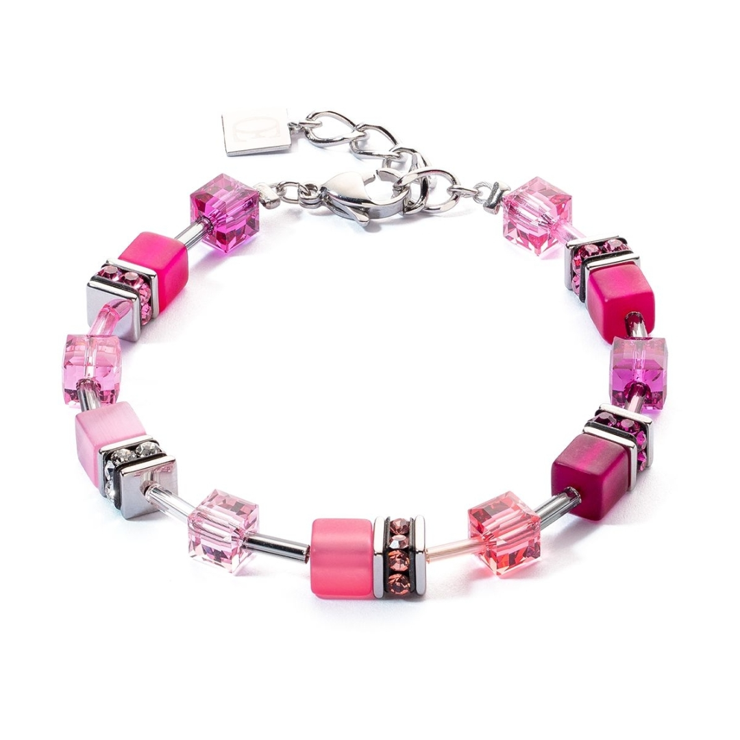 Coeur De Lion Kristall Armband Edelstahl - 201686064318-chronolounge