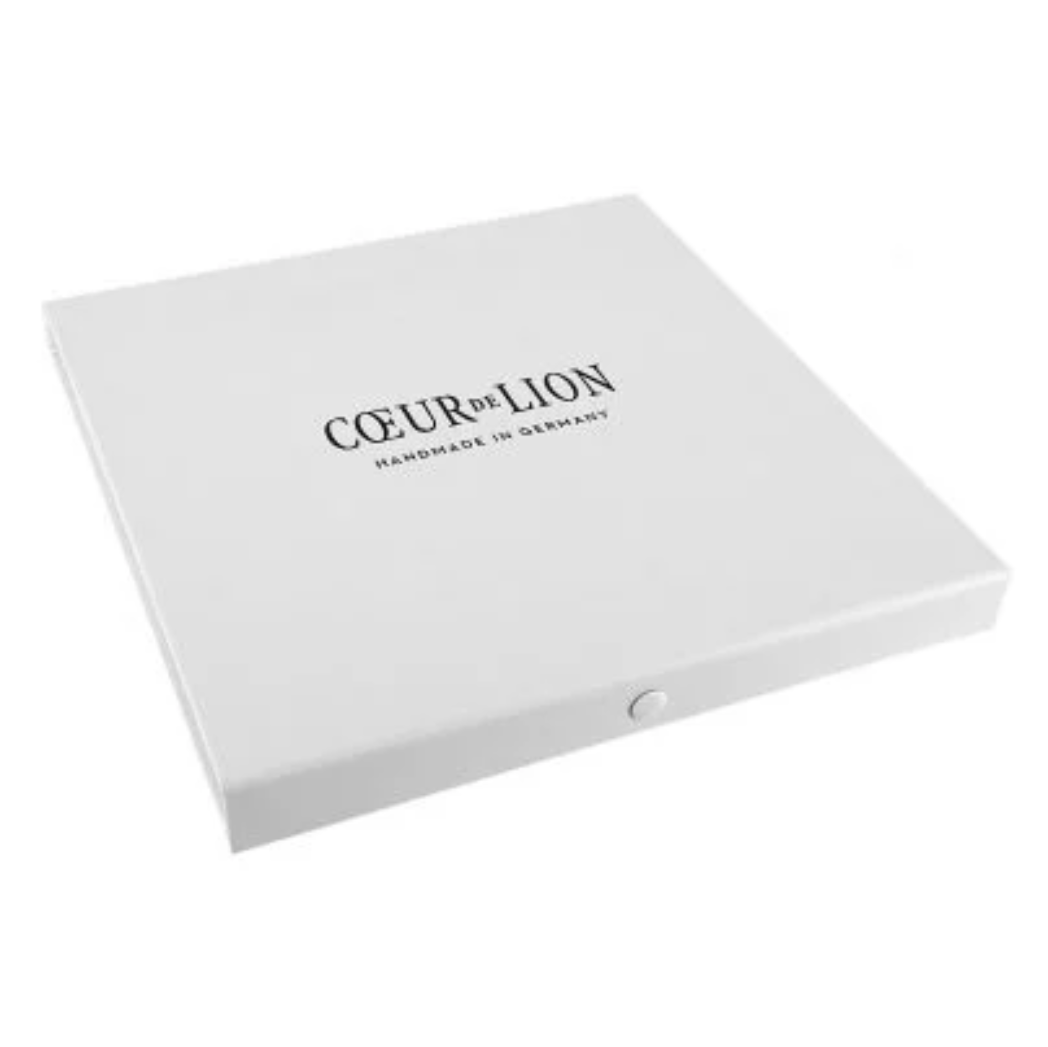 Coeur De Lion Kristall Halskette Edelstahl - 2838500422-chronolounge