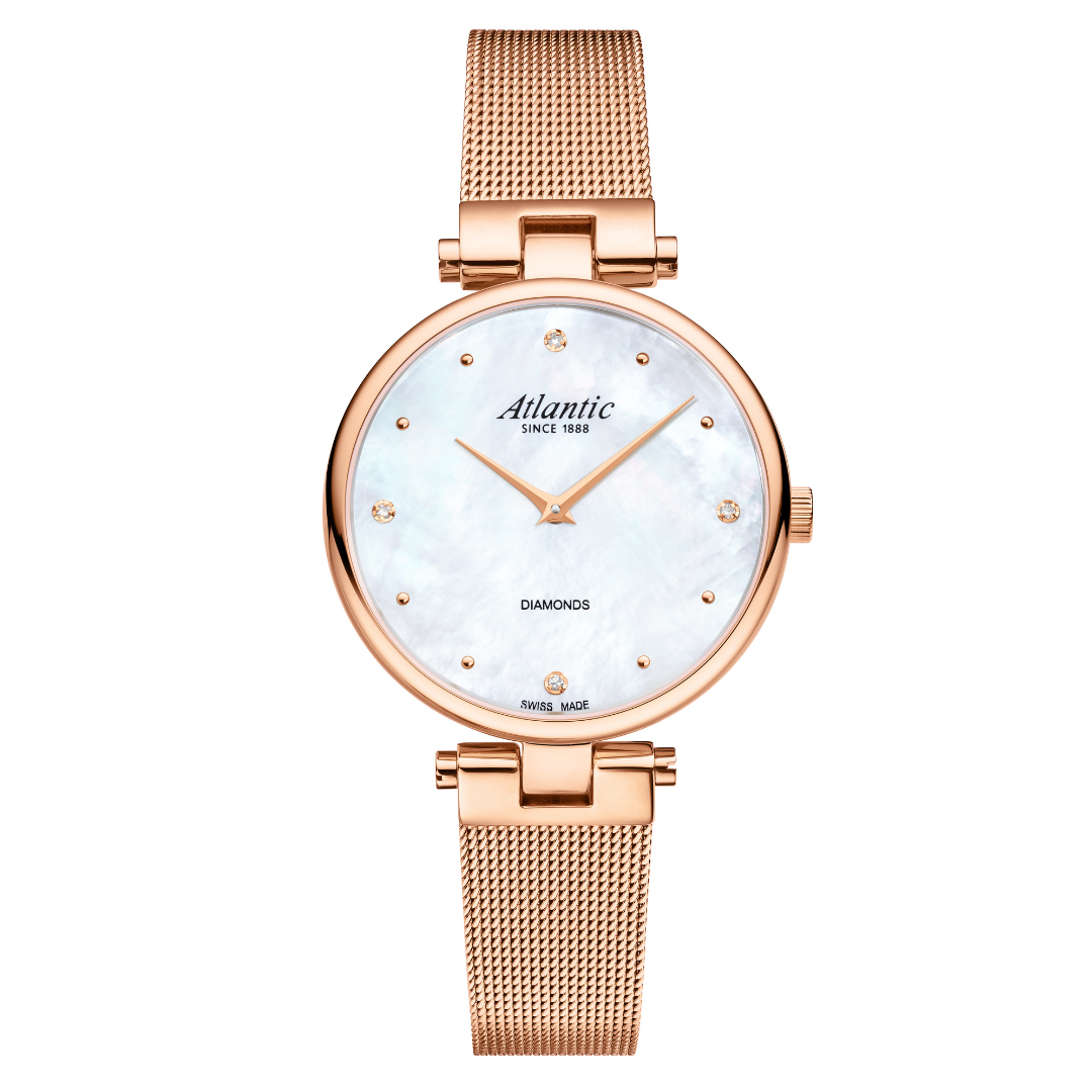 Atlantic Eleganz Royal Diamonds Edition | Roségold PVD - 29044.44.07RMB-chronolounge