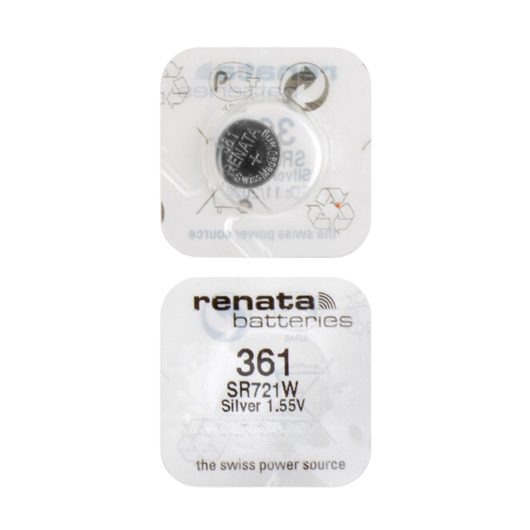 Renata 361 (SR721W) Knopfzellen Batterie Silberoxid-chronolounge