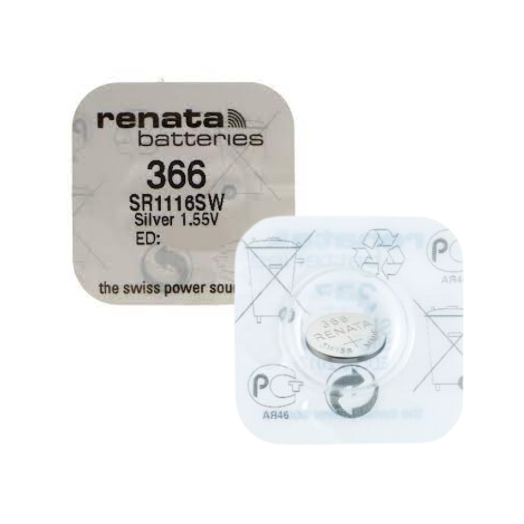 Renata 366 (SR1116SW) Knopfzellen Batterie Silberoxid-chronolounge