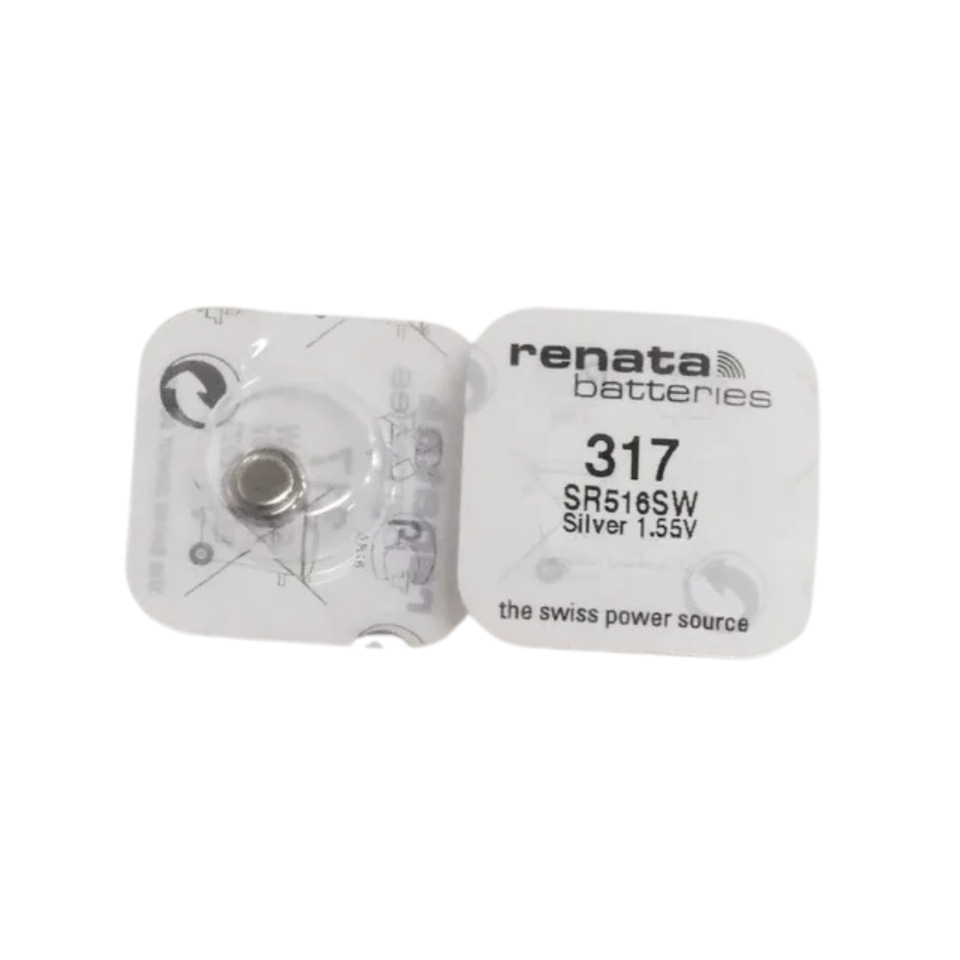 Renata 317 (SR516SW) Knopfzellen Batterie Silberoxid-chronolounge