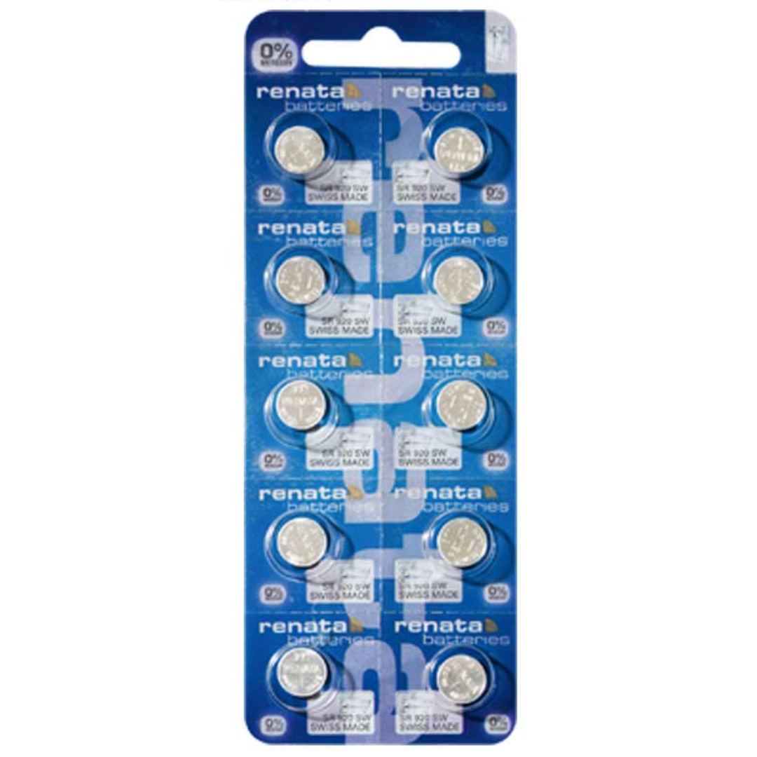 Renata 394 (SR936SW) Knopfzelle Batterie Silberoxid (10er Multipack)-chronolounge