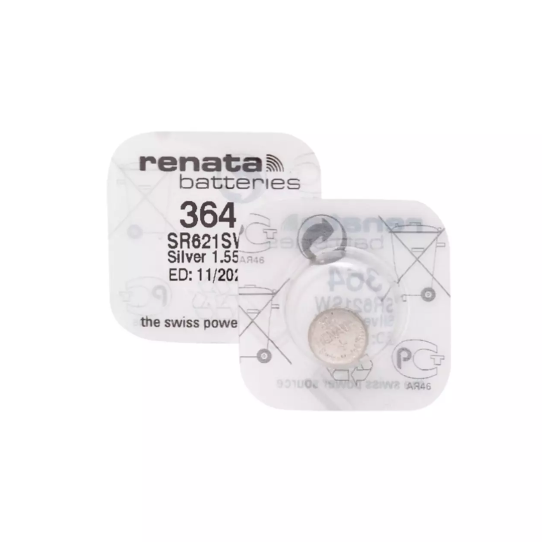 Renata 364 (SR621SW) Knopfzellen Batterie Silberoxid-chronolounge