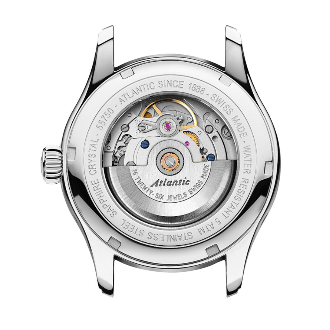 Atlantic Worldmaster 1888 Automatik Vintage Edition 40 mm | Blau und Roségold - 55750.41.55R-chronolounge