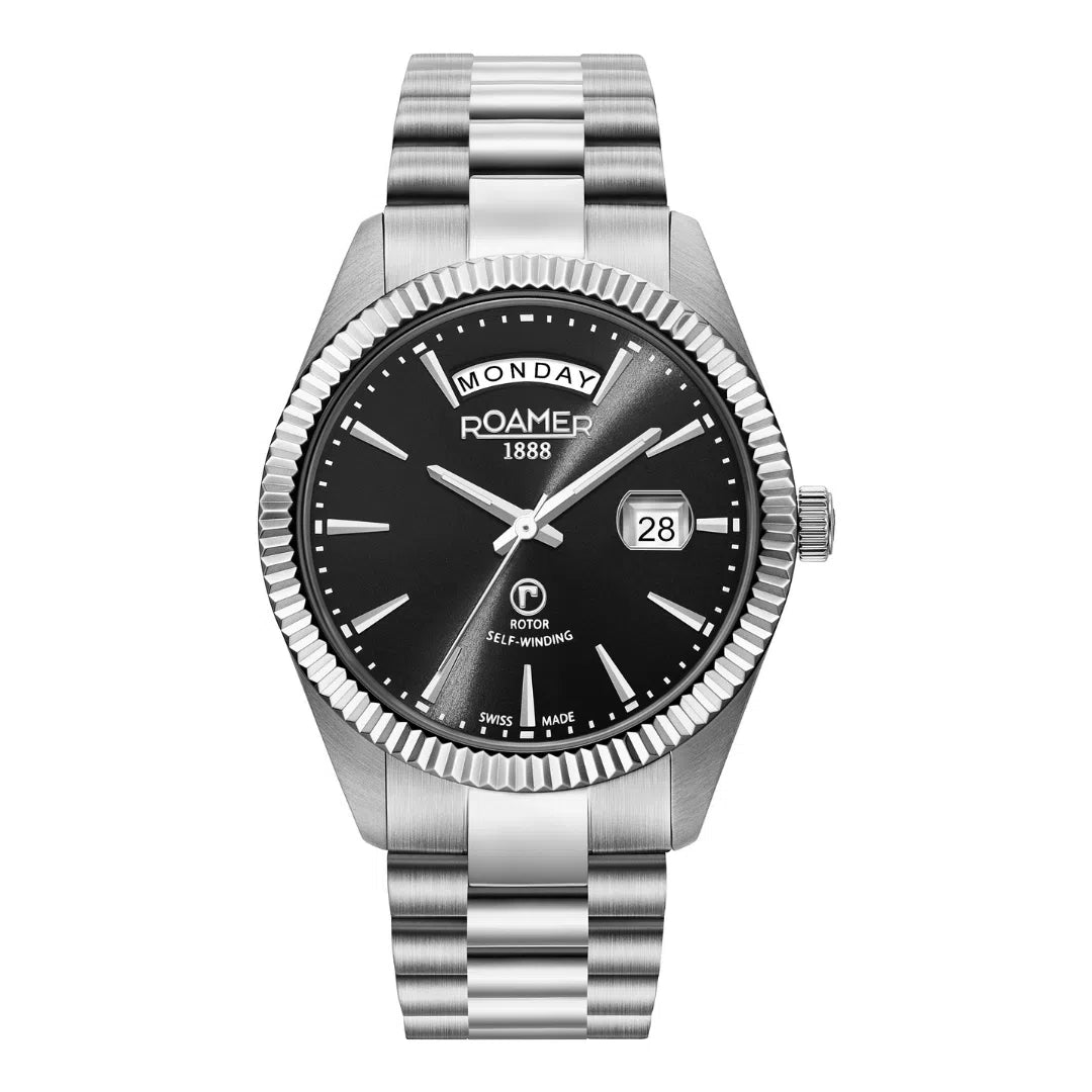 Roamer Primeline Daydate - 981662 41 55 90-chronolounge