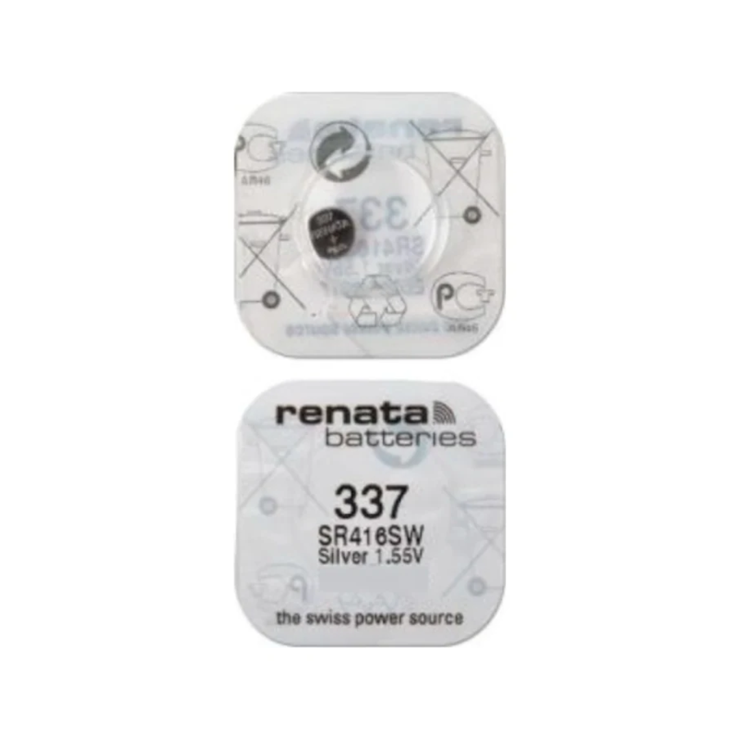 Renata 337 (SR416SW) Knopfzellen Batterie Silberoxid
