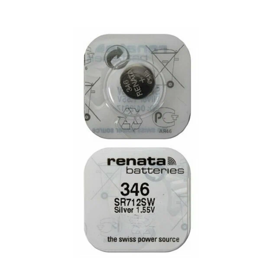 Renata 346 (SR712SW) Knopfzellen Batterie Silberoxid