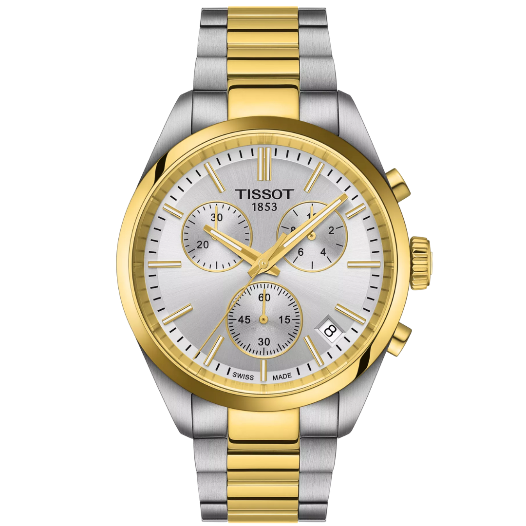 Tissot PR 100 Chronograph 40mm Two tone - T150.417.22.031.00