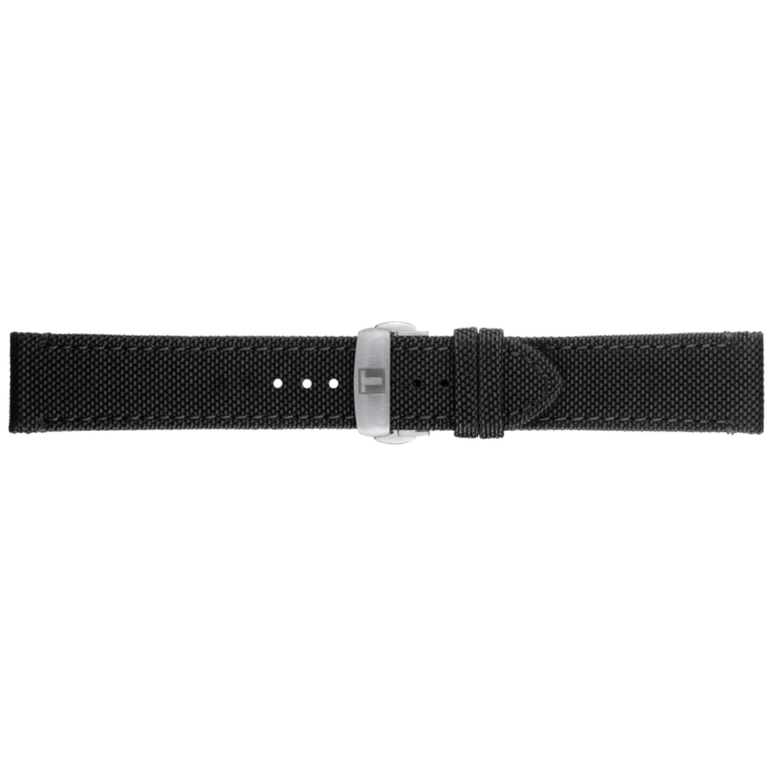 Tissot Stoffarmband 21 mm Schwarz - T852.043.157-chronolounge
