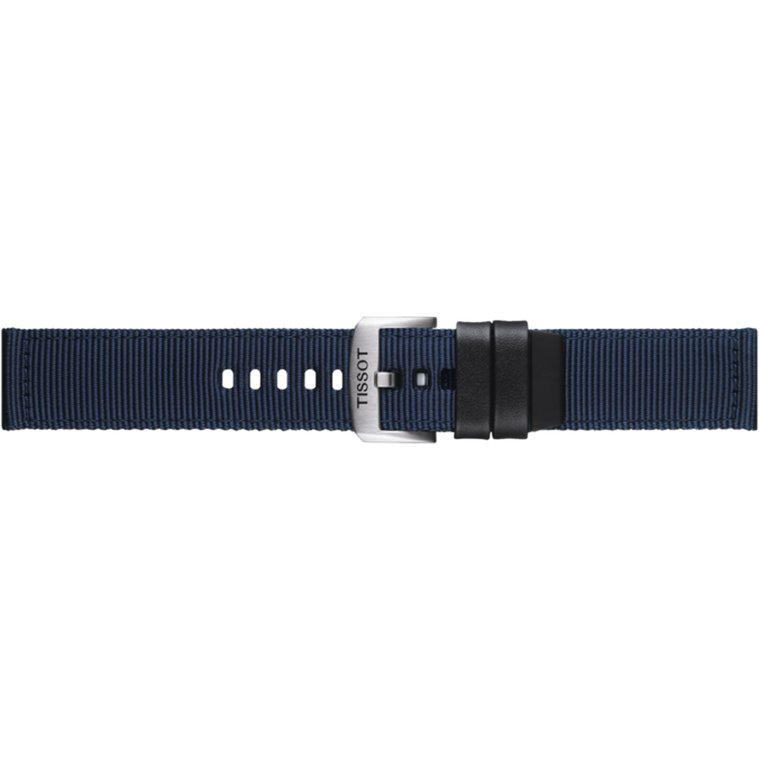 Tissot Stoffarmband 22 mm Blau - T852.046.754-chronolounge