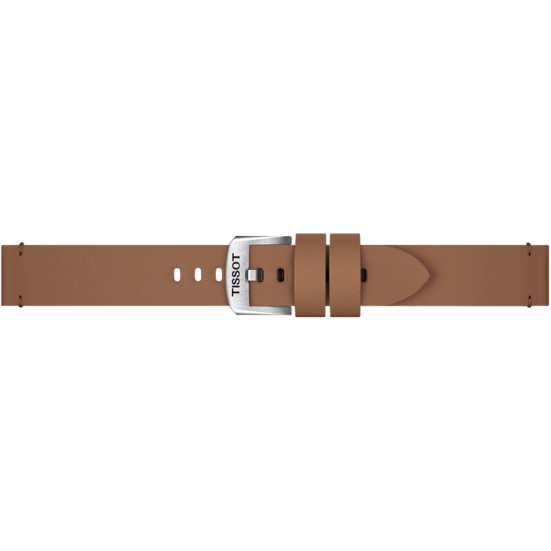 Tissot Synthetikarmabnd 18 mm Braun - T852.048.213-chronolounge