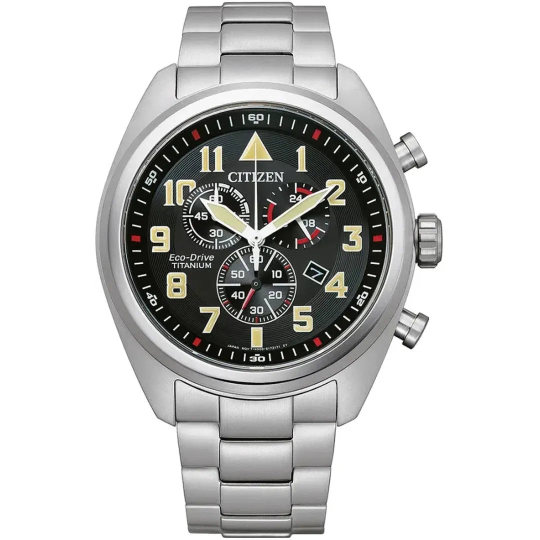 Citizen Super Titanium Chrono Eco-Drive - AT2480-81E-chronolounge