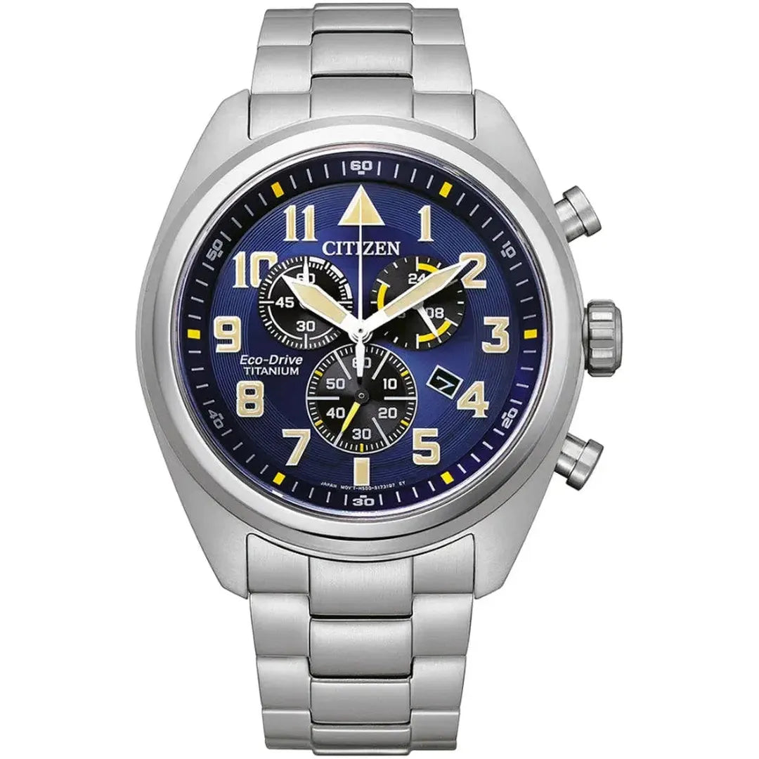 Citizen Super Titanium Chrono Eco-Drive - AT2480-81L-chronolounge