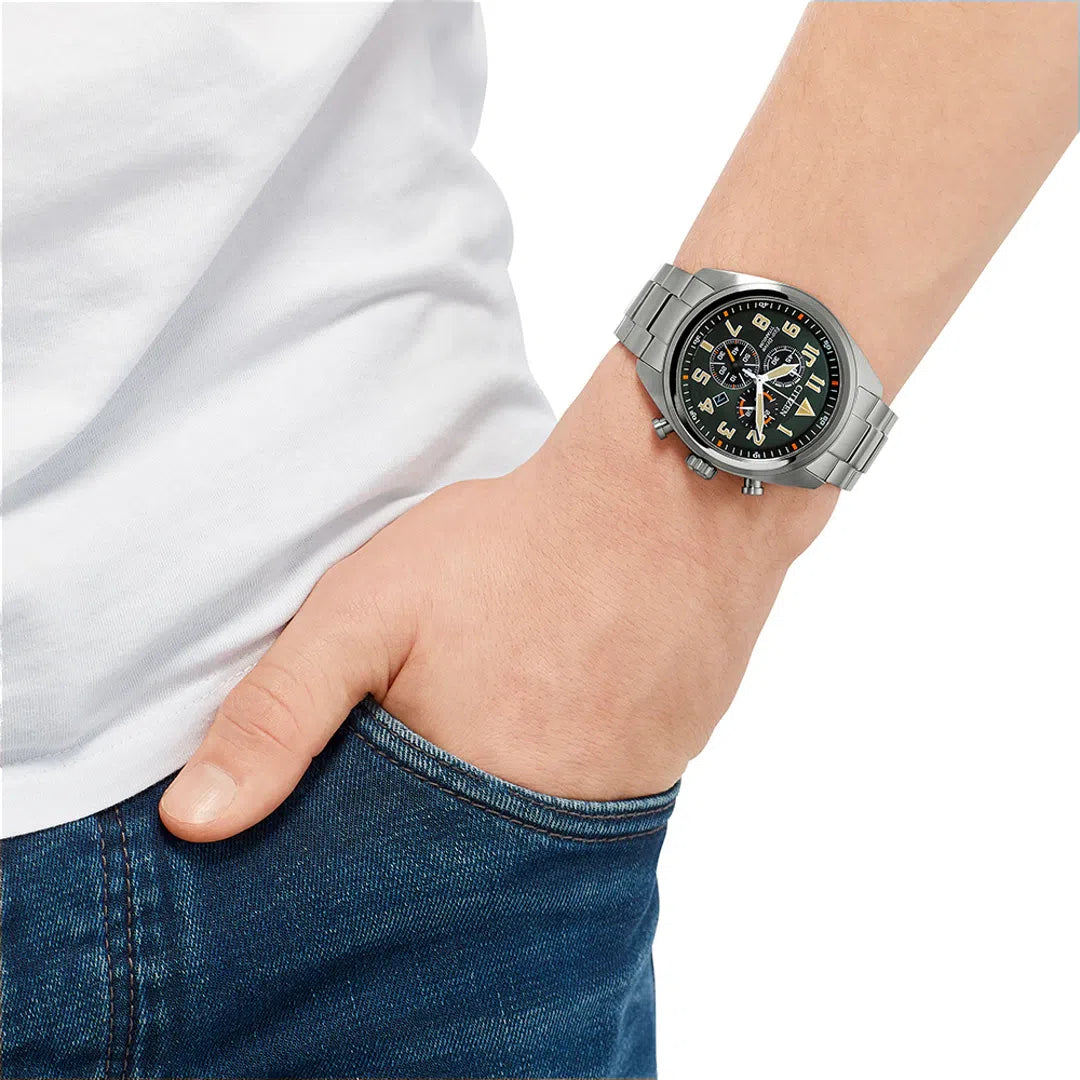 Citizen Super Titanium Chrono Eco-Drive - AT2480-81X-chronolounge