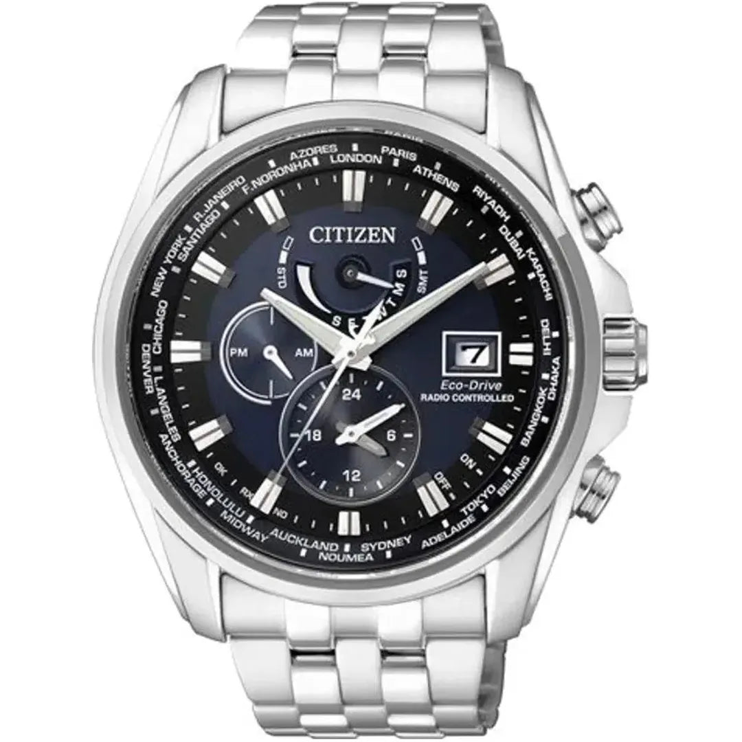 Citizen Dual Time Eco-Drive Radio Controlled - AT9030-55L-chronolounge