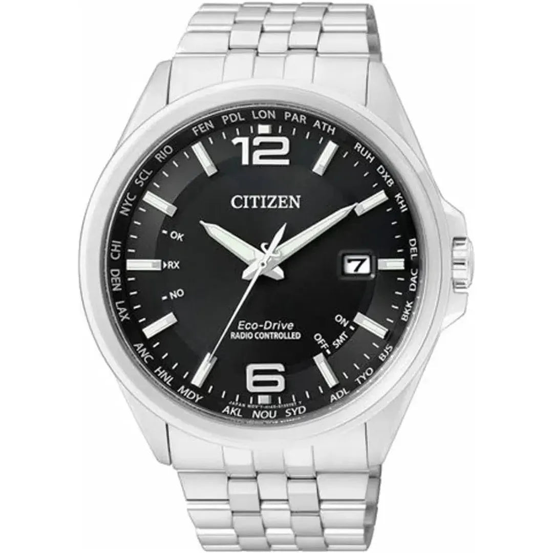 Citizen Elegant World Timer Eco-Drive Radio Controlled - CB0010-88E-chronolounge