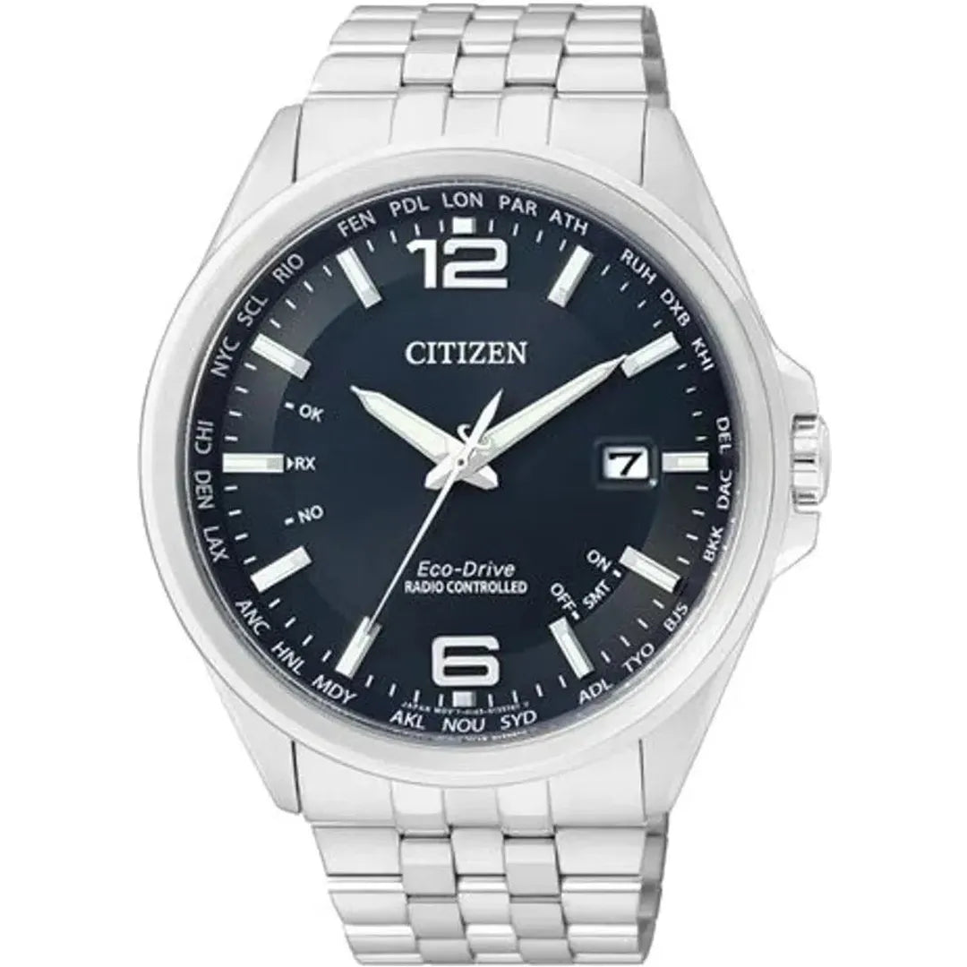 Citizen Elegant World Timer Eco-Drive Radio Controlled - CB0010-88L-chronolounge