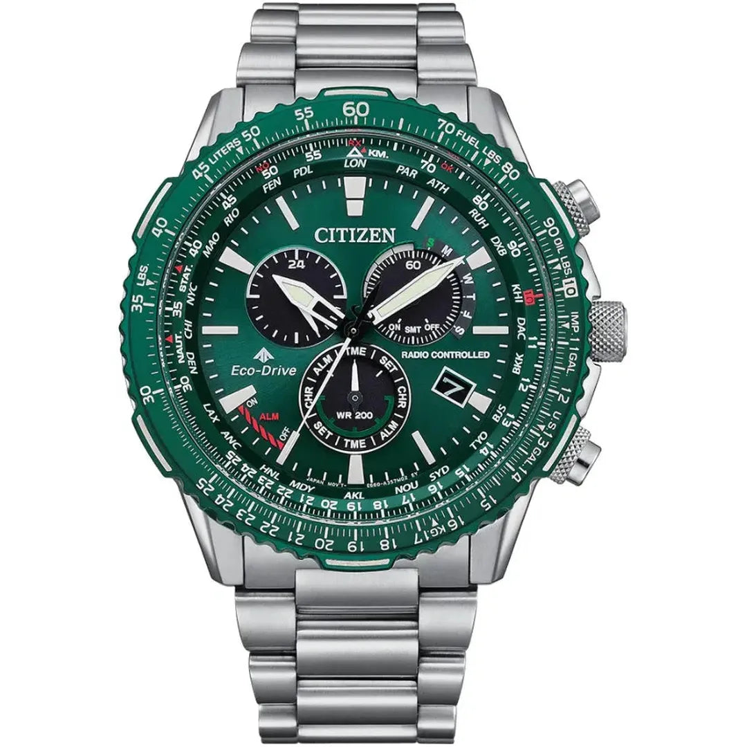 Citizen Promaster Sky Chrono Eco-Drive Radio Controlled - CB5004-59W-chronolounge