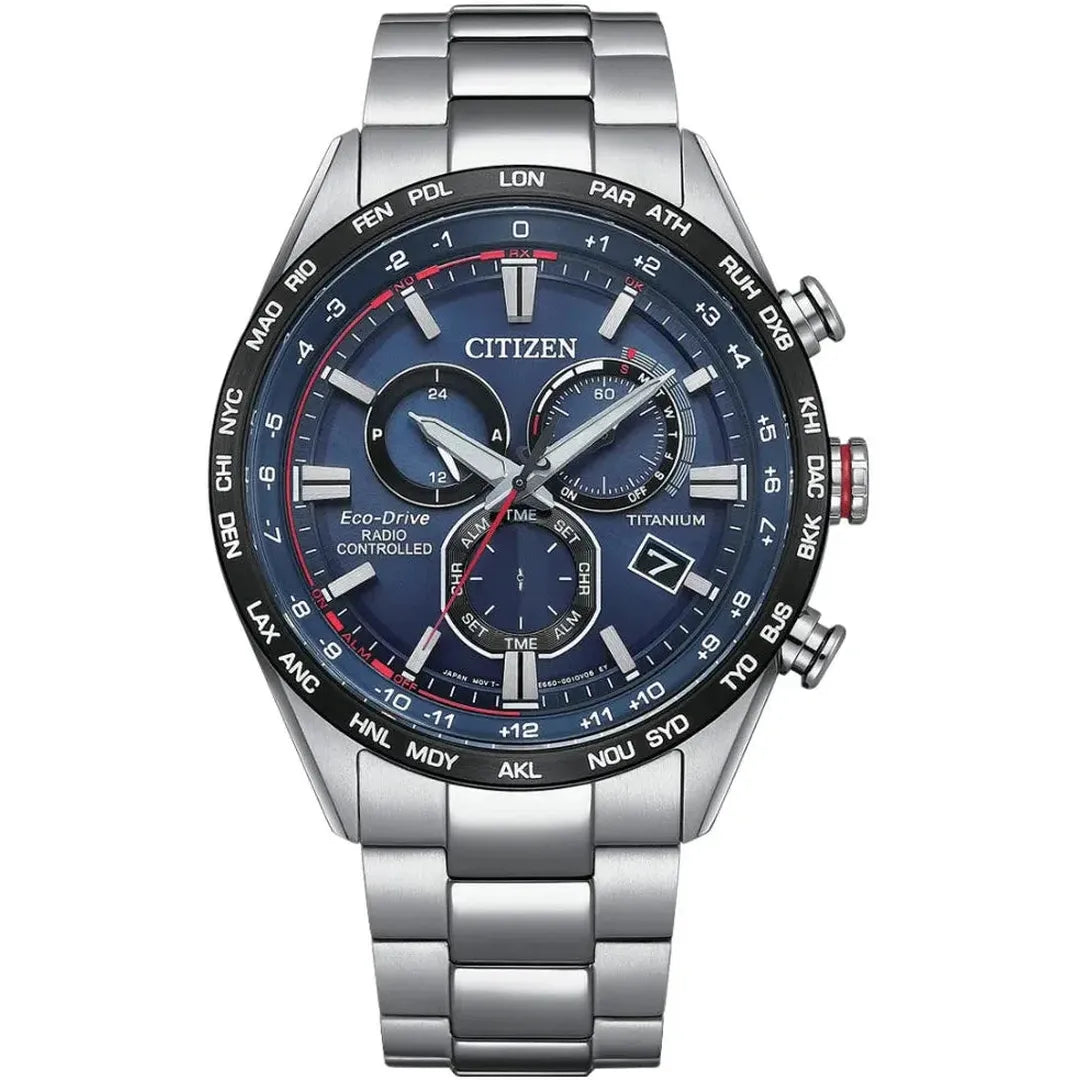 Citizen Chrono Super Titanium Eco-Drive Radio Controlled - CB5945-85L-chronolounge