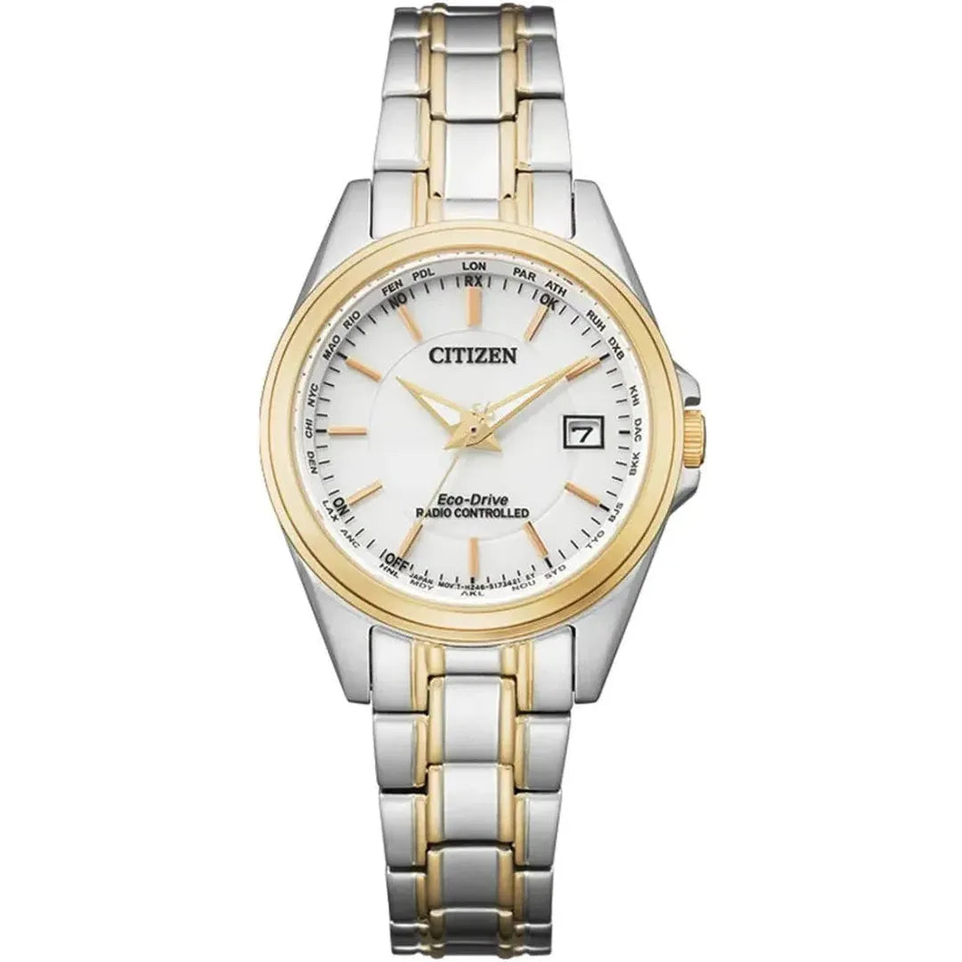 Citizen Elegant Lady Eco-Drive Radio Controlled - EC1186-85A-chronolounge