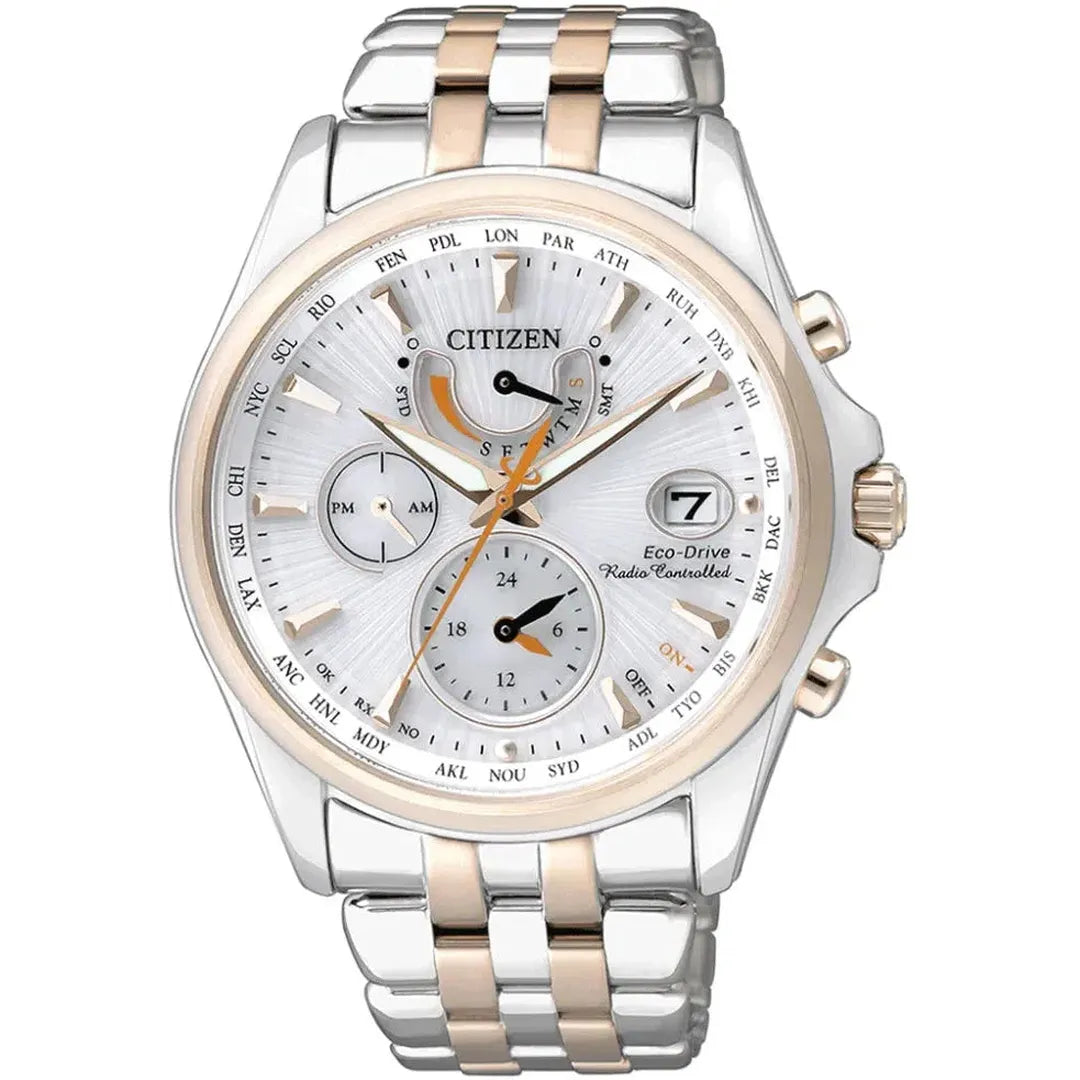 Citizen Elegant Dual Time Eco-Drive Radio Controlled - FC0014-54A-chronolounge