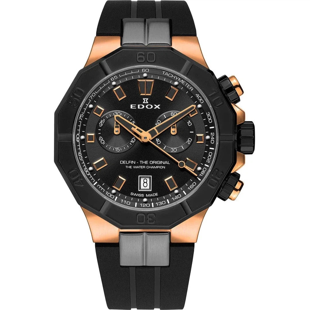 Edox Delfin The Original Chronograph - 10113 37RNCA NIR-chronolounge