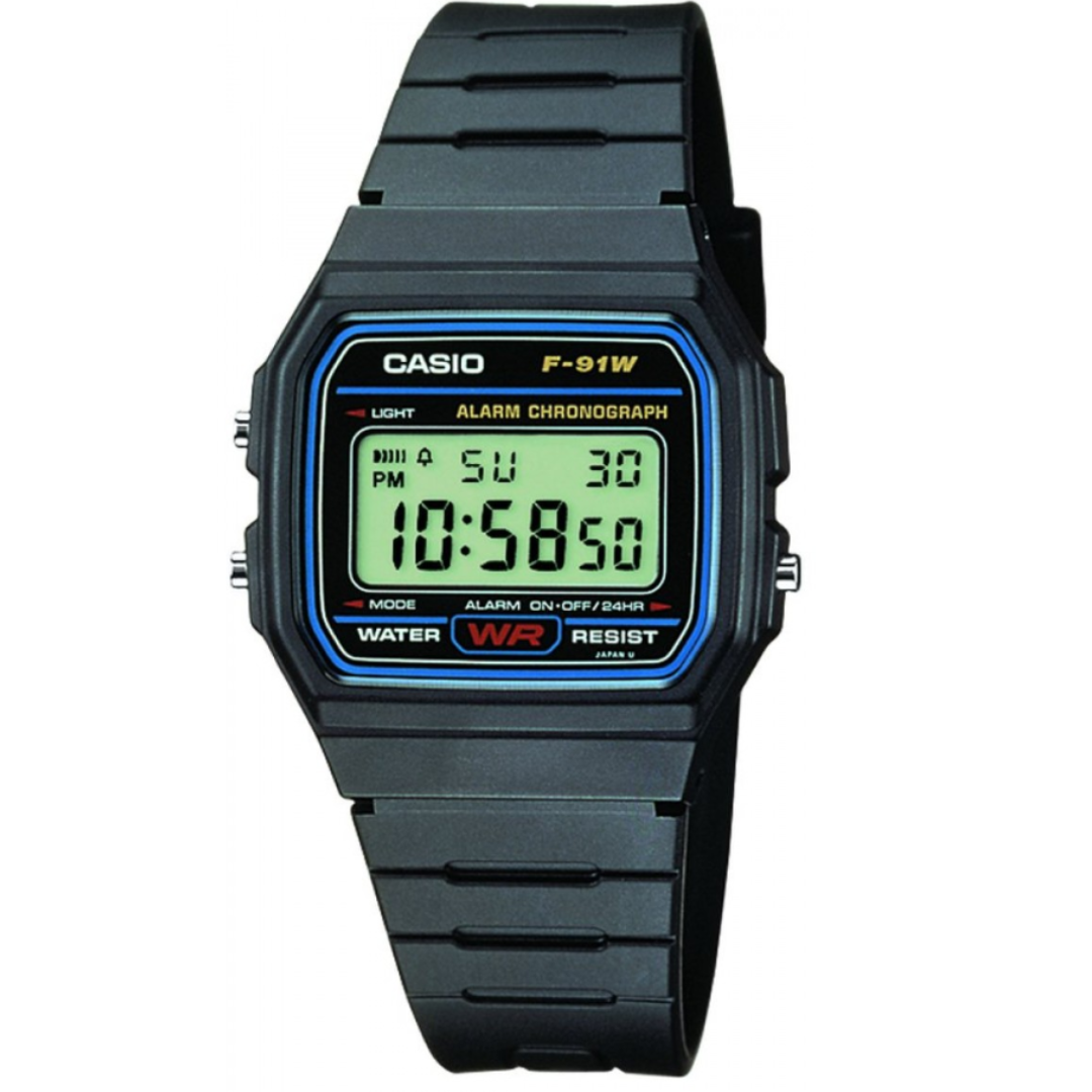 Casio Collection Men - F-91W-1YER-chronolounge