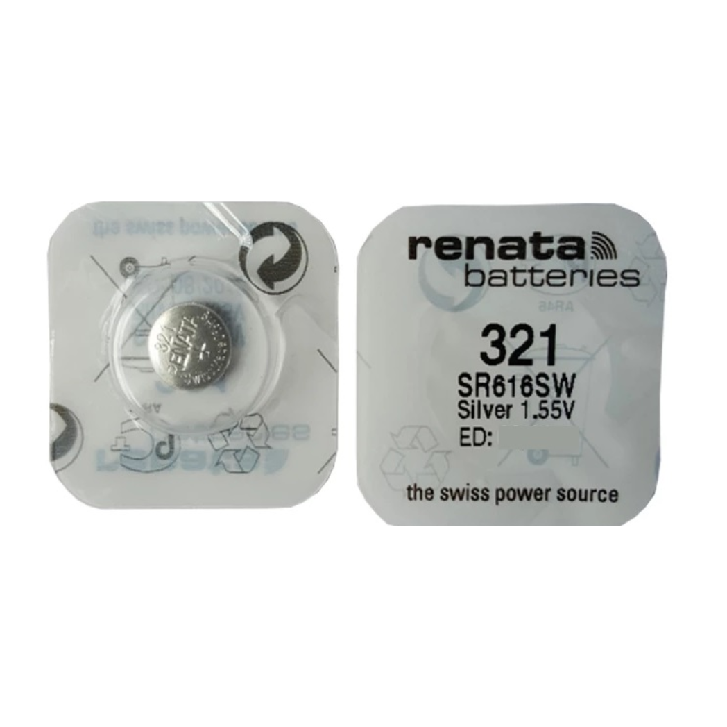 Renata 321 (SR616SW) Knopfzellen Batterie Silberoxid-chronolounge