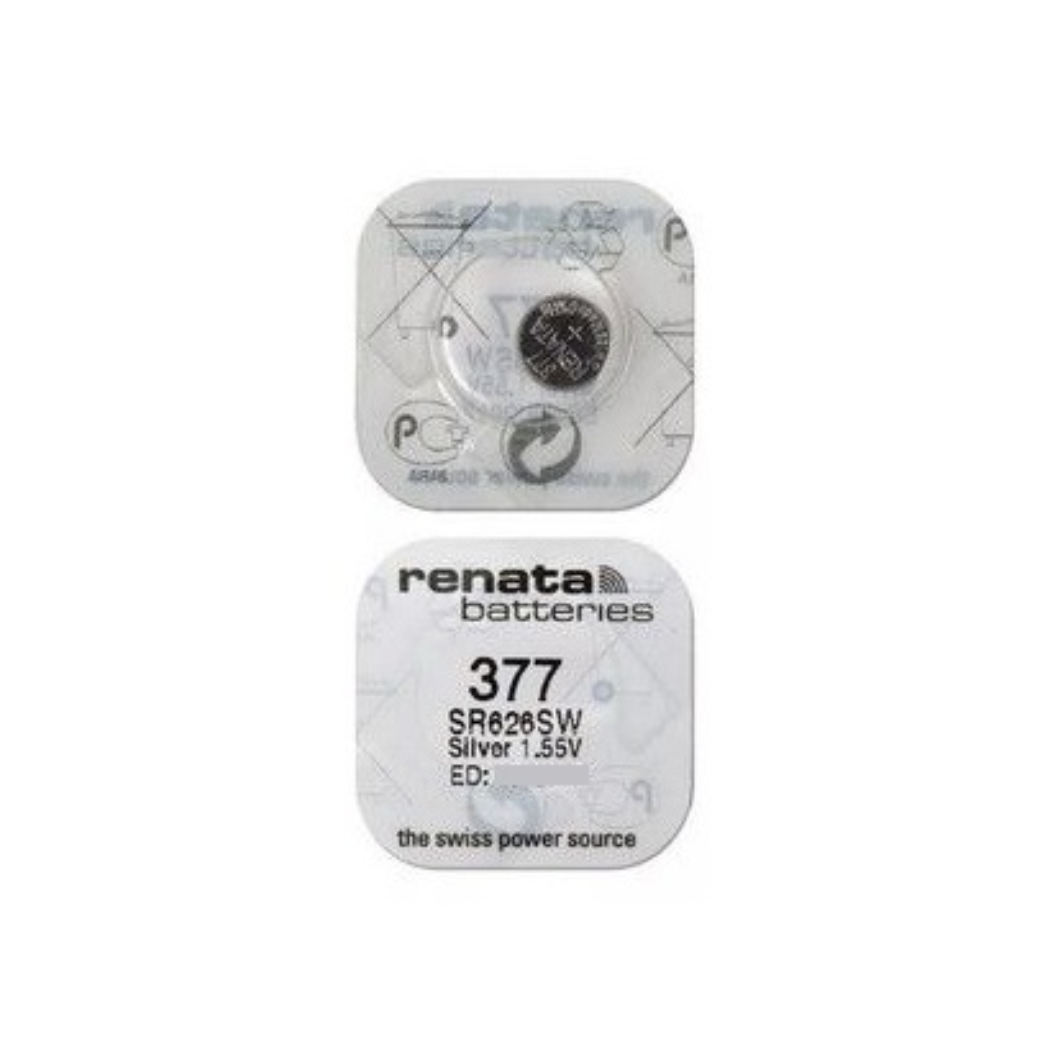 Renata 377 (SR626SW) Knopfzelle Batterie Silberoxid-chronolounge