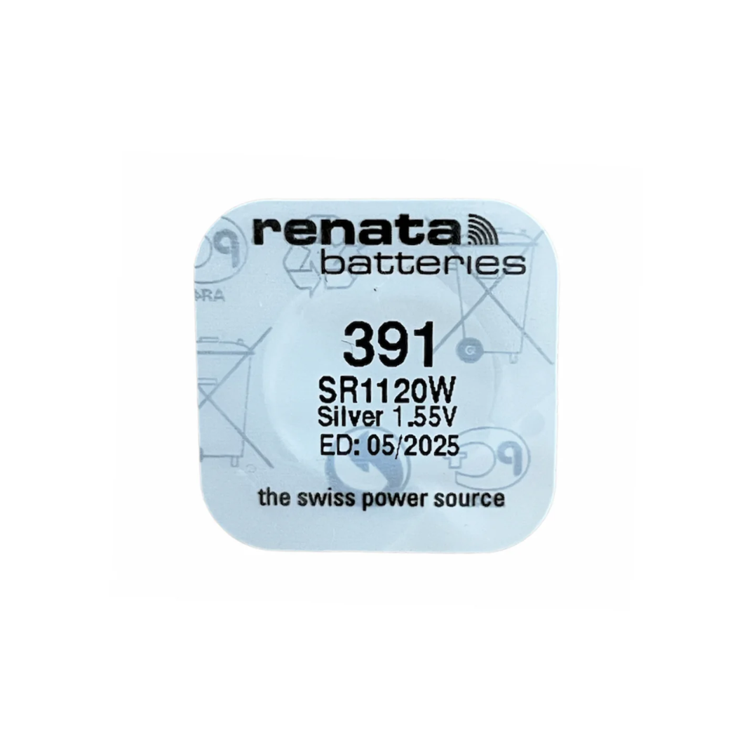 Renata 391 (SR1120W) Knopfzelle Batterie Silberoxid-chronolounge