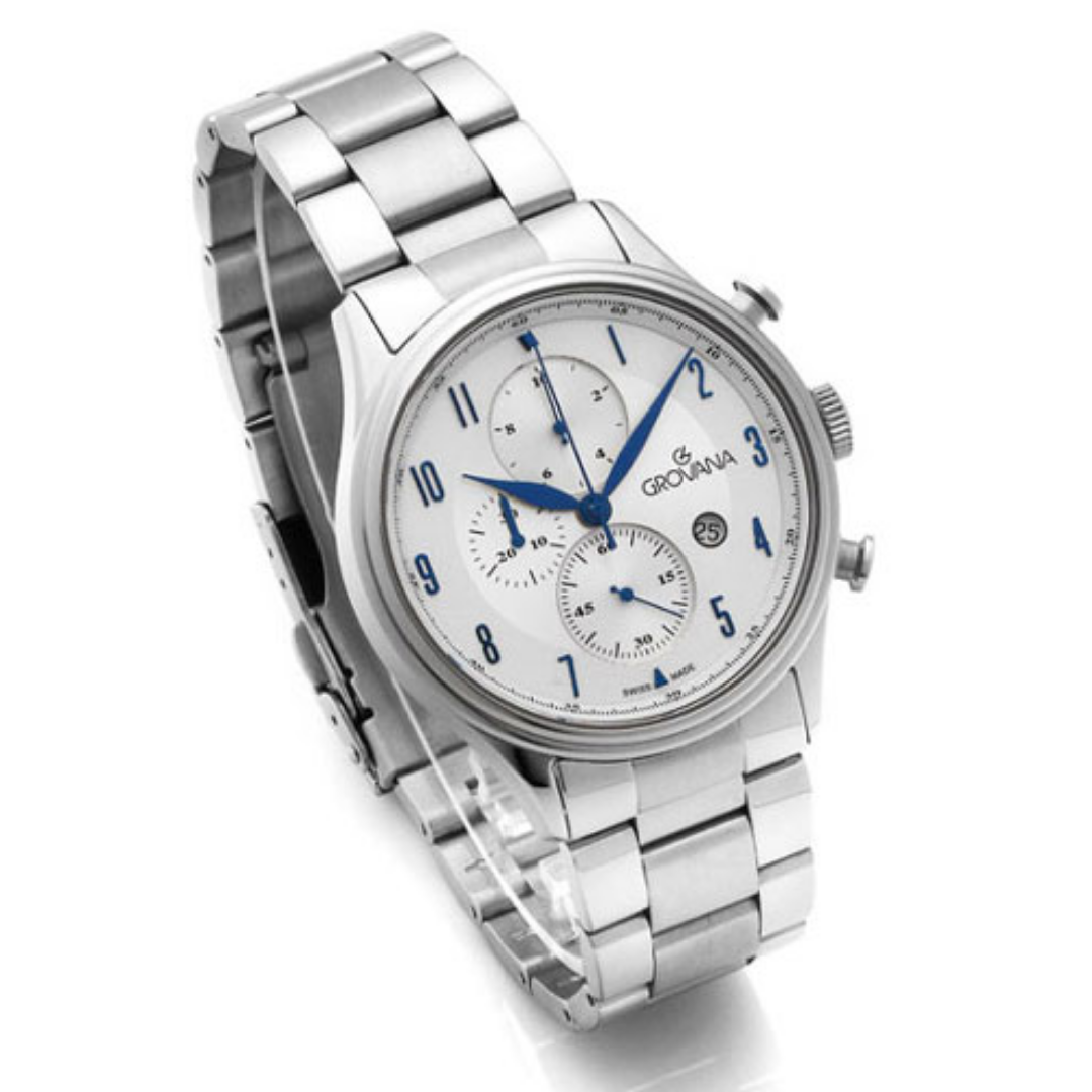 grovana 1192.9132 - Swiss Made - Herren Chfronograph - 44 mm