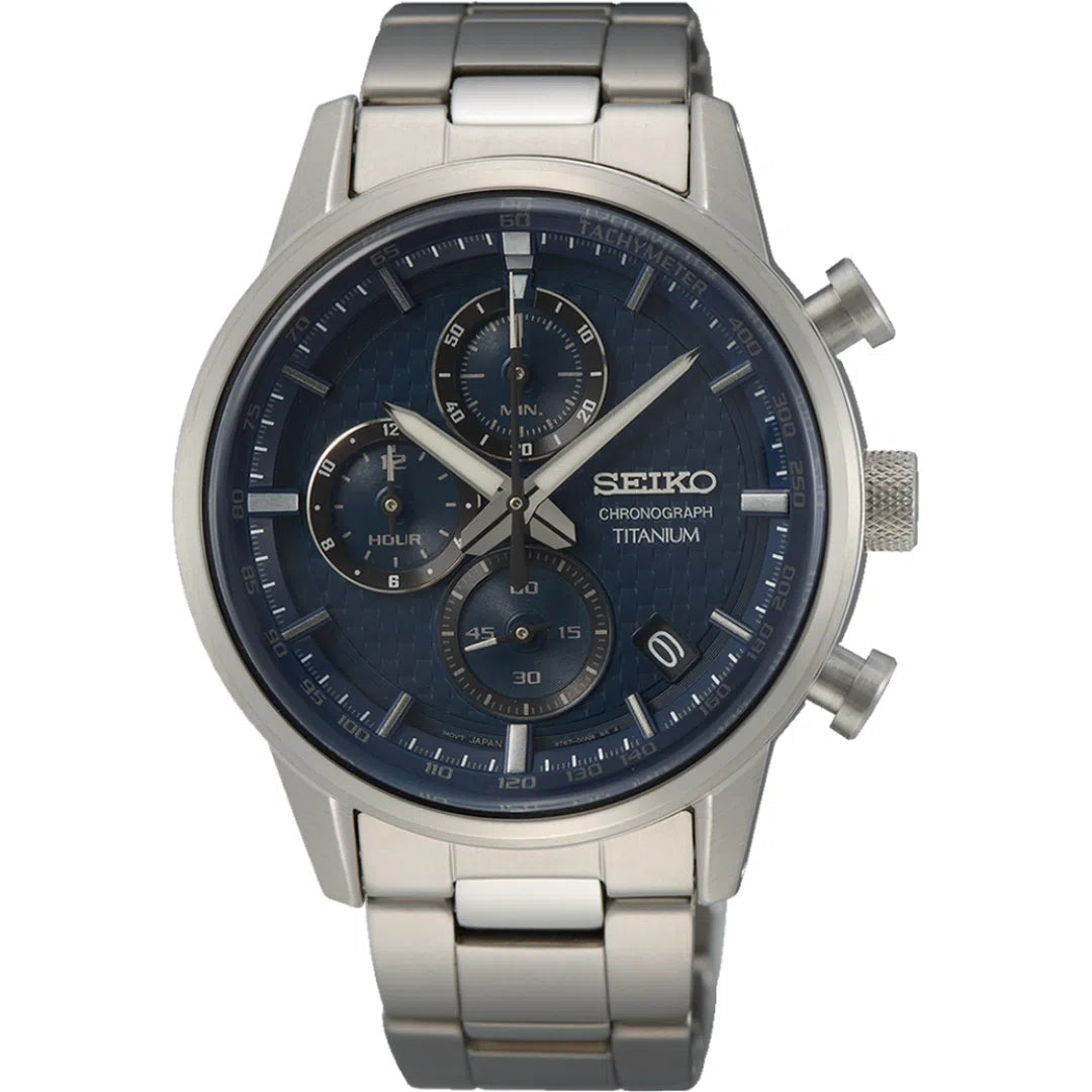Seiko Conceptual Series Chronograph Titanium - SSB387P1-chronolounge