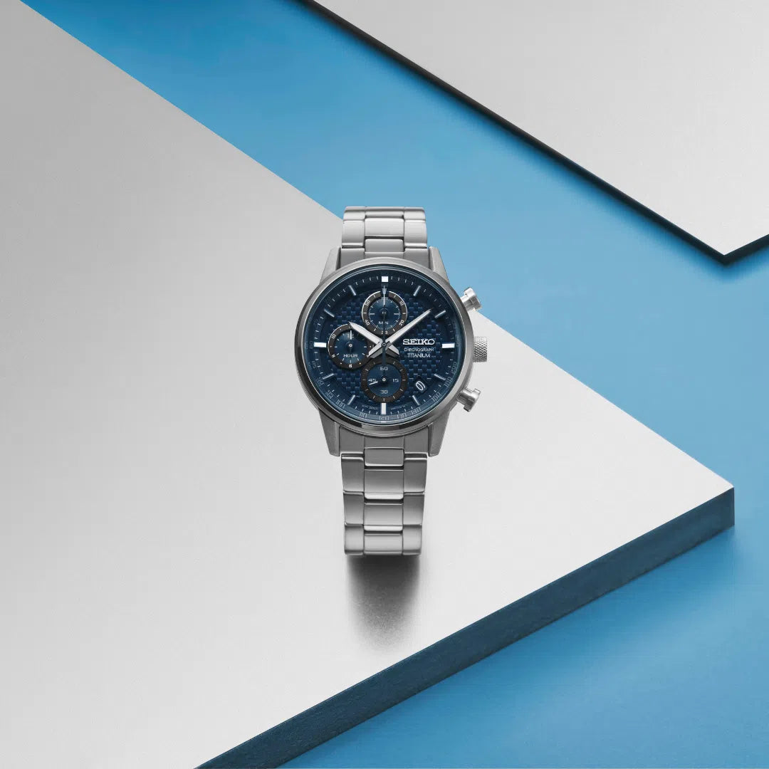 Seiko Conceptual Series Chronograph Titanium - SSB387P1-chronolounge