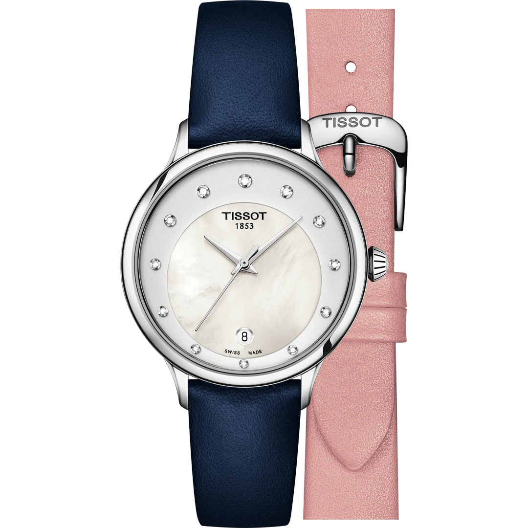 Tissot Odaci-T Diamonds Perlmutt Damenuhr - T133.210.16.116.00