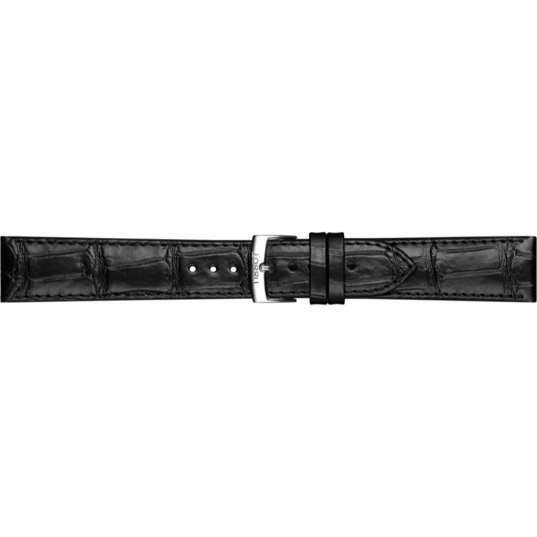 Tissot Lederarmband 20 mm Schwarz - T852.043.012-chronolounge